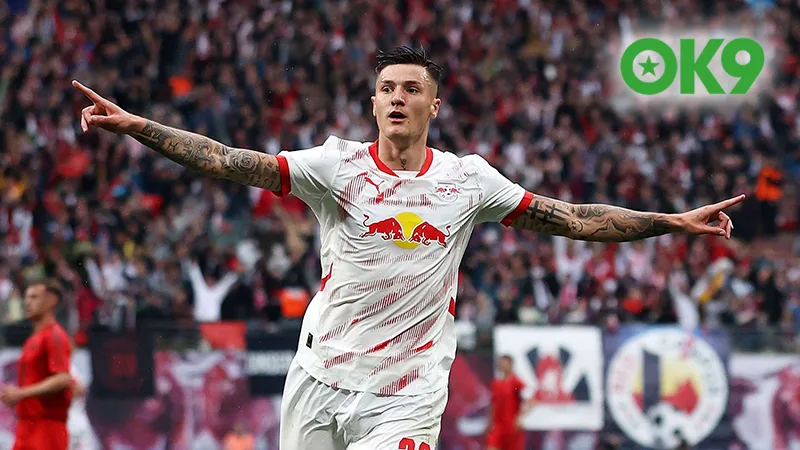 Benjamin Sesko không ngại thừa nhận chơi bóng tại Premier League khó khăn hơn Bundesliga