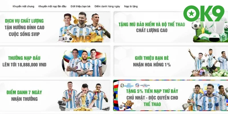 Đăng ký OK9 để nhận vô vàn khuyến mãi lên đến hàng tỷ đồng